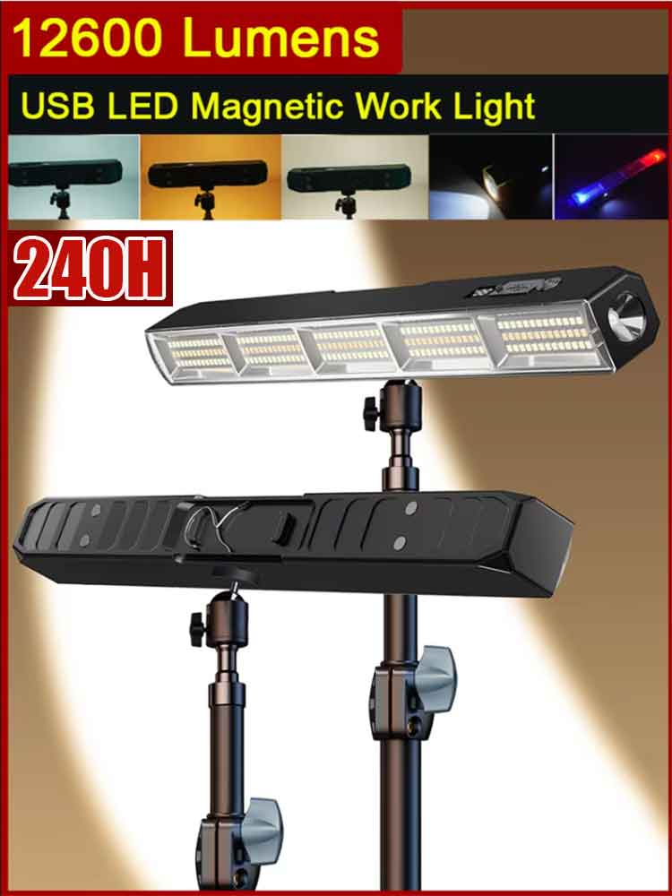 High Power Magnetic LED Light  - Power Bank review and price