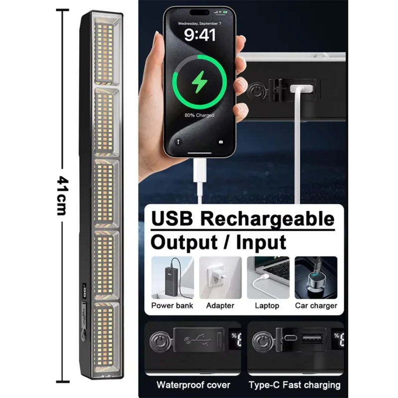 41cm Magnetic LED Work Light B - Power Bank review and price