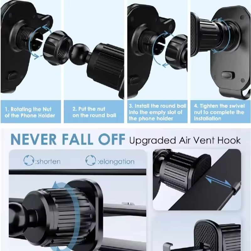 Universal Car Hook Base Phone  - Usb Charger review and price